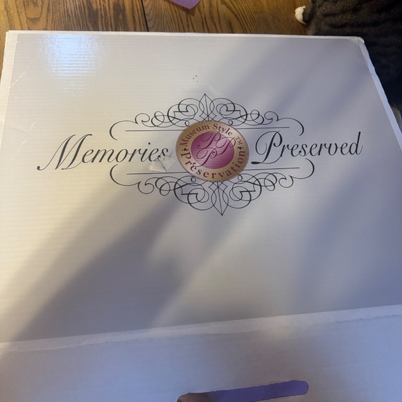 Bead and Pearl Trimmed Chapel Length Veil Davids bridal unopened from Davids bri - Picture 10 of 12